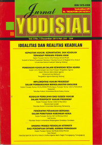 JURNAL YUDISIAL VOL 8 NO.3 DESEMBER 2015 HAL. 251-359